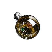 Lampwork Ogrlica, s PU kabel, modni nakit & bez spolne razlike & različitih stilova za izbor, 23mm, Prodano Per Približno 17.5 inčni Strand