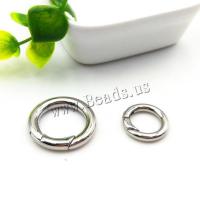 Stainless Steel Spring Ring Clasp, plated, fashion jewelry & DIY & different size for choice, original color, Sold By PC
