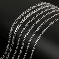 Снаряженная цепь из нержавеющей стали, нержавеющая сталь, DIY & разный размер для выбора, оригинальный цвет, продается Золотник