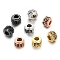 Perles cubes en laiton zircon Micro Pave, DIY & pavé de micro zircon, plus de couleurs à choisir, protéger l'environnement, sans nickel, plomb et cadmium, Vendu par PC