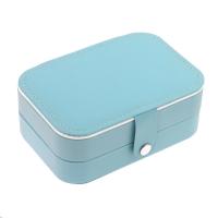 Cardboard Multifunctional Jewelry Box, with PU Leather & Velveteen, durable, more colors for choice, 163x110x60mm, Sold By PC