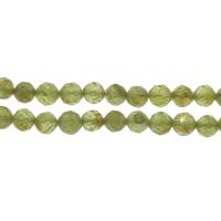 Peridot Stone Beads Round & faceted Approx 1mm Sold Per Approx 14.9 Inch Strand