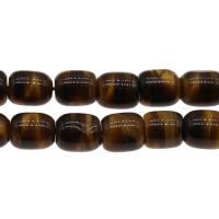 Tigerauge Perlen, Modeschmuck & DIY, 14x14x11mm, Bohrung:ca. 1mm, ca. 27PCs/Strang, verkauft per ca. 14.9 ZollInch Strang