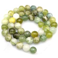 Spotted Serpentine Beads Round polished DIY  Sold Per Approx 15 Inch Strand