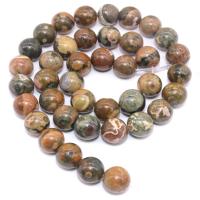 Kambaba Jaspis Perle, rund, poliert, DIY & verschiedene Größen vorhanden & verschiedene Stile für Wahl, verkauft per ca. 15 ZollInch Strang