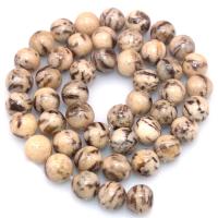 Feldspat Perle, rund, poliert, DIY & verschiedene Größen vorhanden & verschiedene Stile für Wahl, verkauft per ca. 15 ZollInch Strang