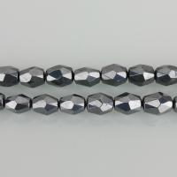 Titanium-aimant goutte, normes différentes pour le choix, argent, Trou:Environ 1.5mm, Vendu par Environ 15.5 pouce brin