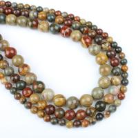 Pinus koraiensis Beads, Round, different size for choice, Hole:Approx 1mm, Sold Per Approx 14.9 Inch Strand