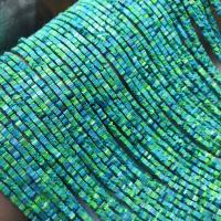 Turquoise Beads Square polished DIY green Sold Per Approx 15 Inch Strand