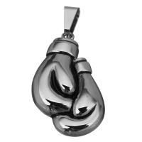 Stainless Steel Pendants, Hand, fashion jewelry & enamel, original color, 26x44x5.5mm, Hole:Approx 5x10mm, Sold By PC