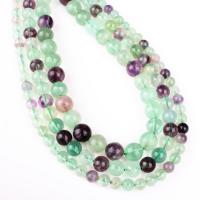 Colorful Fluorite Beads Round Approx 1mm Sold Per Approx 14.9 Inch Strand