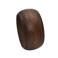 Wood Bracelets vintage & for woman brown 38mm 8mm Inner Approx 65mm Sold By Lot