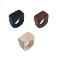 Gioielli anelli da dito , legno, Vintage & unisex, nessuno, 17mm, Misura:6.5, 5PC/lotto, Venduto da lotto