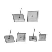 Stainless Steel Earring Stud Component original color Sold By PC