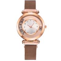 Women Wrist Watch, Stainless Steel, with Glass, plated, fashion jewelry & for woman, more colors for choice, 20x40mm, Sold By PC