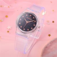 Women Wrist Watch Soft PVC with Glass plated fashion jewelry & for woman Sold By PC