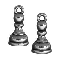 Zinc Alloy Pendants fashion jewelry silver color nickel lead & cadmium free Approx 1.5mm Sold By Lot