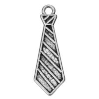 Tibetan Style Pendants, fashion jewelry & blacken, silver color, nickel, lead & cadmium free, 9x28x1mm, Hole:Approx 2mm, 100PCs/Lot, Sold By Lot