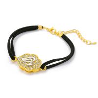 Tibetan Style Bracelet, fashion jewelry & for woman & with rhinestone, Sold By PC
