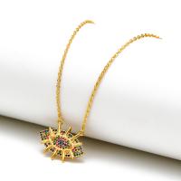 Ожерелья из латуни, Латунь, Различная форма для выбора & ювелирные изделия моды & Женский, продается PC