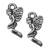 Zinc Alloy Pendants Spirit fashion jewelry & blacken silver color nickel lead & cadmium free Approx 1.5mm Sold By Lot