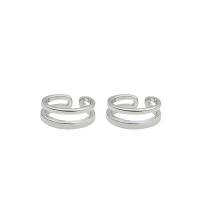 Brass Earring Clip plated fashion jewelry & for woman nickel lead & cadmium free 10mm Sold By Lot