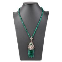 Agat halskæde, Agate, mode smykker & for kvinde, flere farver til valg, Solgt af PC