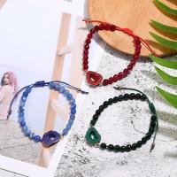 Agate smykker armbånd, med Resin & Messing & Stainless Steel, mode smykker & for kvinde, flere farver til valg, Solgt af PC
