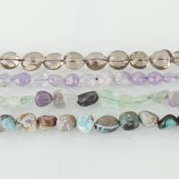 Piedras preciosas perlas mixtos, Irregular, diferentes materiales para la opción, agujero:aproximado 1-2mm, Vendido para aproximado 15-16 Inch Sarta