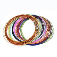 цинковый сплав Шнурок для ожерелий, DIY, Много цветов для выбора, 46cm, 10ПК/сумка, продается сумка