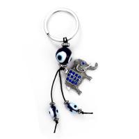 Bag Purse Charms Keyrings Keychains, Tibetan Style, epoxy gel, Unisex, more colors for choice, 2.5x3.6CM, Sold By PC