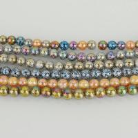 Perles murano faites à la main , chalumeau, Rond, plus de couleurs à choisir, 10mm, Trou:Environ 1mm, Environ 40PC/brin, Vendu par Environ 15 pouce brin