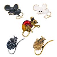 Zinc Alloy Brooches plated fashion jewelry & for woman & with rhinestone nickel lead & cadmium free 3mm Sold By Lot