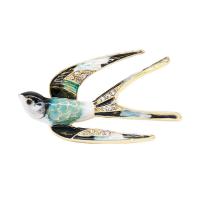 Collar Brooch Zinc Alloy with enamel plated fashion jewelry & for woman nickel lead & cadmium free Sold By PC