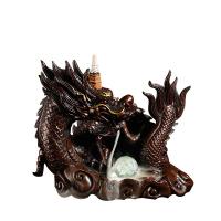 Backflow Incense Burner, Resin, handmade, for home and office & durable, 203x135x170mm, Sold By PC