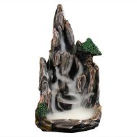 Backflow Incense Burner, Resin, handmade, for home and office & durable & different styles for choice, more colors for choice, Sold By PC