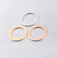 Stainless Steel Pendants, Round, polished, DIY, more colors for choice, 10PCs/Bag, Sold By Bag