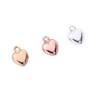 Tibetan Style Heart Pendants, for woman, more colors for choice, 11x8mm, 20PCs/Lot, Sold By Lot