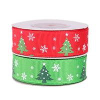 Christmas Ribbons Polyester durable & Christmas Design & fashion jewelry 20mm 5/Lot Sold By Lot