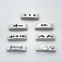 Stainless Steel Bracelet Finding, Unisex, more colors for choice, 10x5mm, 100PCs/Bag, Sold By Bag