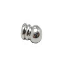 Stainless Steel Tips Findings, plated, Unisex, silver color, 5.50x8x3mm, 100/Lot, Sold By Lot