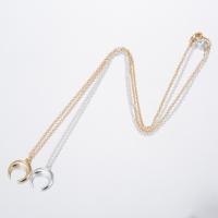 Edelstahl Schmuck Halskette, plattiert, Modeschmuck & für Frau, keine, 13x13mm, verkauft von Strang