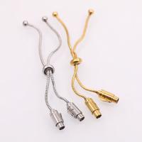 Stainless Steel Cord Tips, 304 Stainless Steel, plated, more colors for choice, Hole:Approx 3mm, Sold By PC