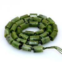Kanadische Jade Perle, Modeschmuck, grün, 8*11mmuff0c390mm, 5SträngeStrang/Menge, verkauft von Menge