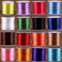 Elastic Thread, Crystal Thread, with plastic spool, more colors for choice, 0.80mm, Approx 30m/Spool, Sold By Spool