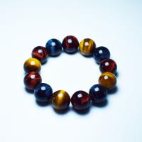 Tigerauge Perlen, verschiedenen Qualitäten für die Wahl & verschiedene Größen vorhanden, keine, verkauft per ca. 7 ZollInch Strang