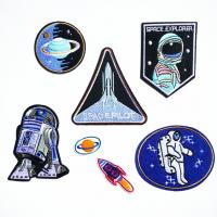 Sewing on Patch, Rayon, durable & Can be ironed & different styles for choice, 10PCs/Bag, Sold By Bag