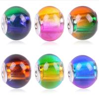 European Resin Beads, Unisex, more colors for choice, 14mm, 100PCs/Bag, Sold By Bag