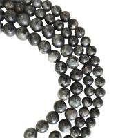 Labradorit Perlen, verschiedene Größen vorhanden, schwarz, 400mm, 2SträngeStrang/Menge, verkauft von Menge