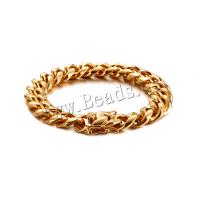 Stainless Steel Jewelry Bracelet, plated, for woman & with rhinestone, more colors for choice, 11mm, Sold Per Approx 8.6 Inch Strand